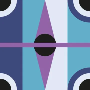 Geometric background expressive shape ornaments graphical design Stock Illustration