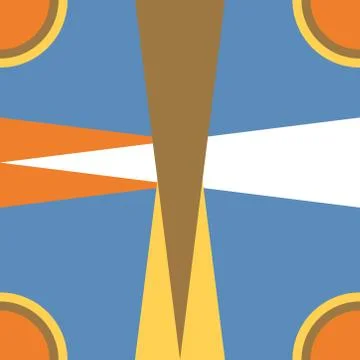 Geometric background expressive shape ornaments graphical design Stock Illustration