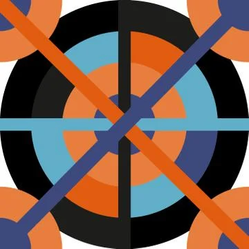 Geometric background expressive shape ornaments graphical design Stock Illustration