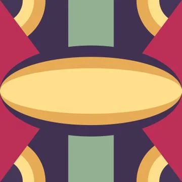 Geometric background expressive shape ornaments graphical design Stock Illustration