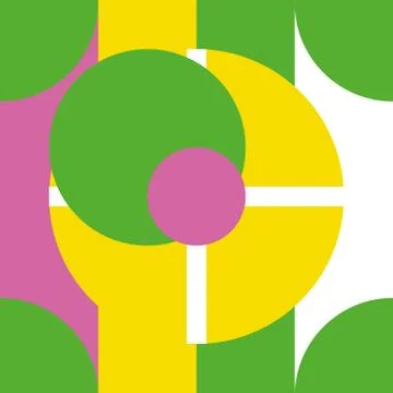 Geometric background expressive shape ornaments graphical design Stock Illustration