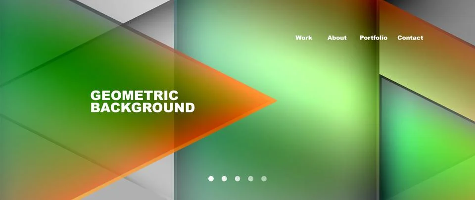 Geometric background featuring numerous triangles on display device 스톡 일러스트