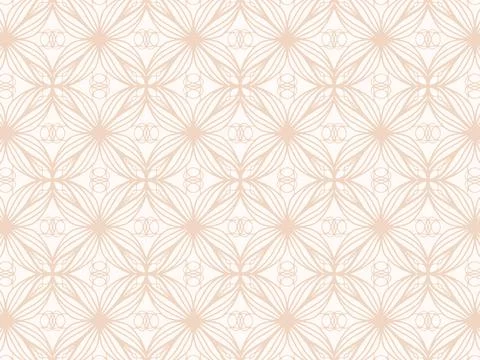 Geometric background from flowers. uniform pattern background. Stock Illustration