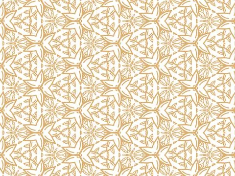 Geometric background from flowers. uniform pattern background. Stock Illustration