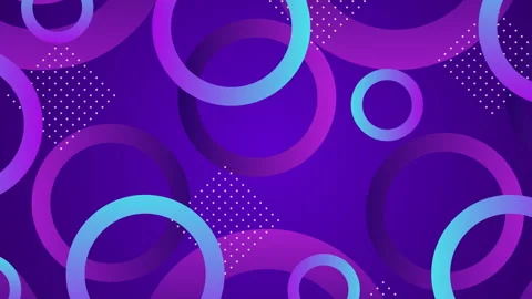 Geometric background with gradient circles. 動画素材 250519612