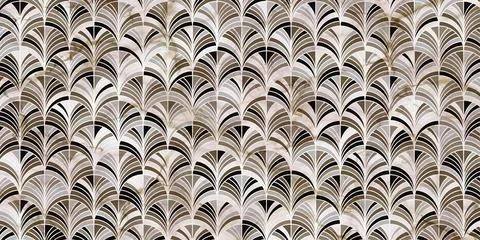 Geometric background gray with circle overlapping Stock Illustration