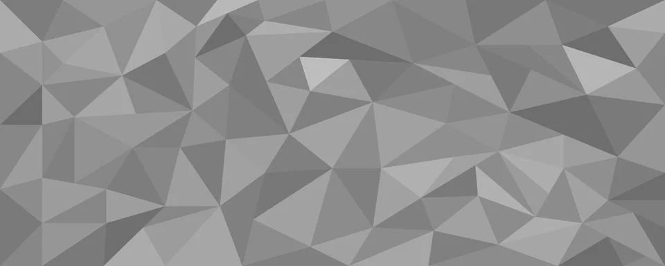 Geometric background of  gray triangles. Abstract background . Vector icon. Stock Illustration