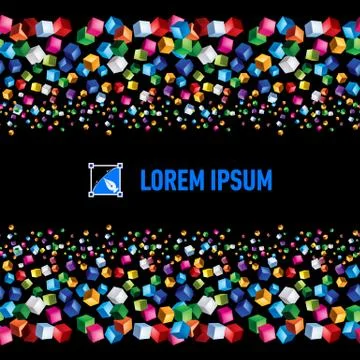 Geometric background Stock Illustration