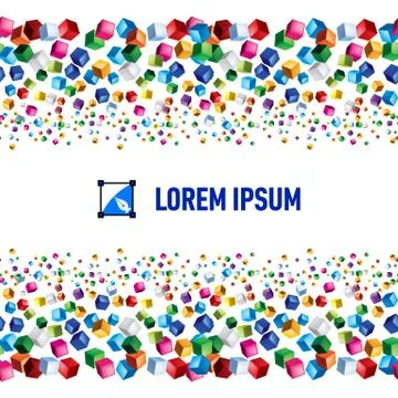 Geometric background Stock Illustration