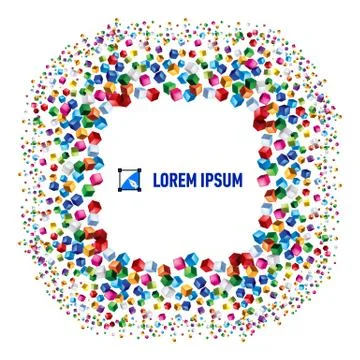 Geometric background Stock Illustration