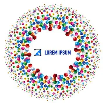 Geometric background Stock Illustration