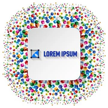 Geometric background Illustrazione stock