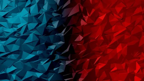Geometric Background Loop - Gradient Abstract Beautiful Polygons Particles Video stock 100649186
