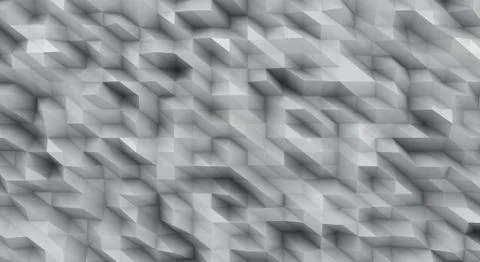 Geometric background made of sharp forms generative art, 3D render 스톡 일러스트