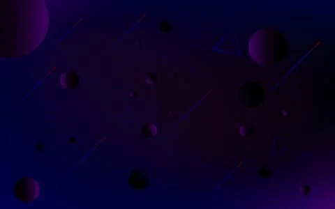 Geometric background Minimal Dynamic shapes composition for landing page Stock Illustration