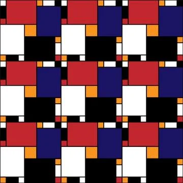 Geometric Background. Modern Colorful Pattern. Abstract Hipster Wallpaper Stock Illustration