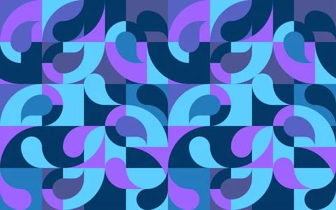 Geometric background. Mosaic tile panel. Vector Stock Illustration