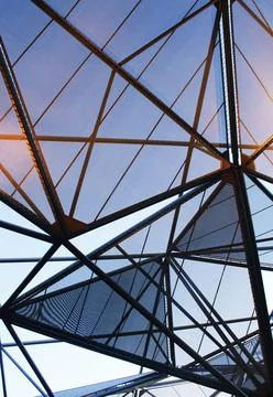 Geometric background of overlapping and grid Stock Photos