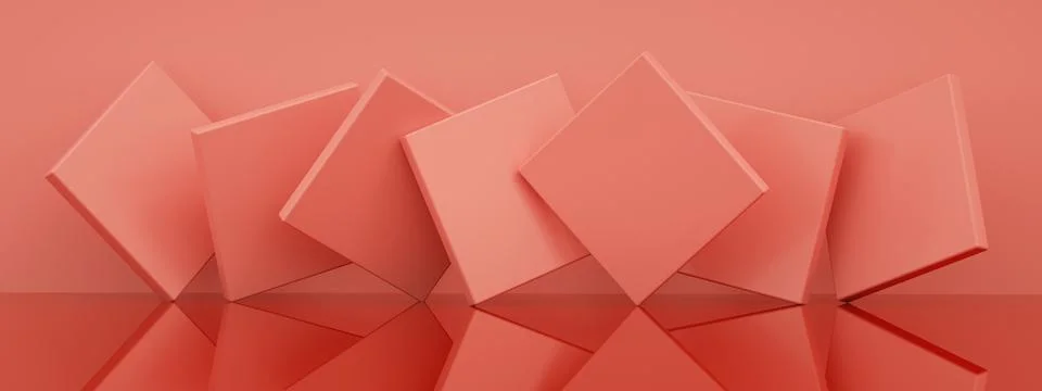 Geometric background panoramic Stock Photos