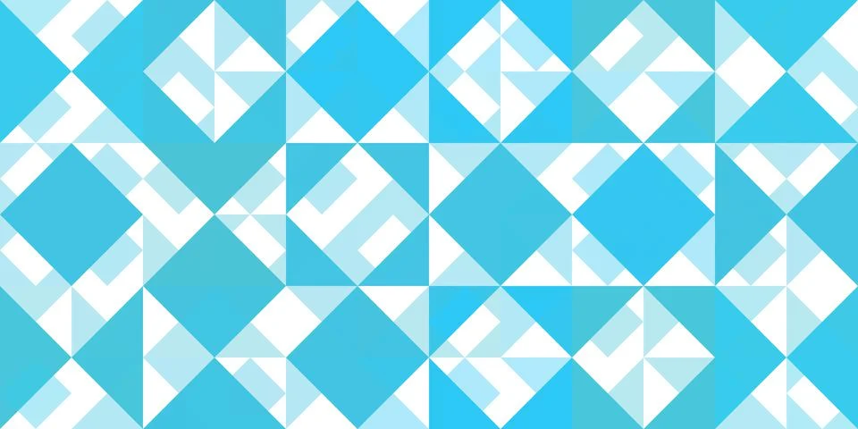 Geometric background pattern. Blue white. Seamless chaotic usual forms multic 스톡 일러스트