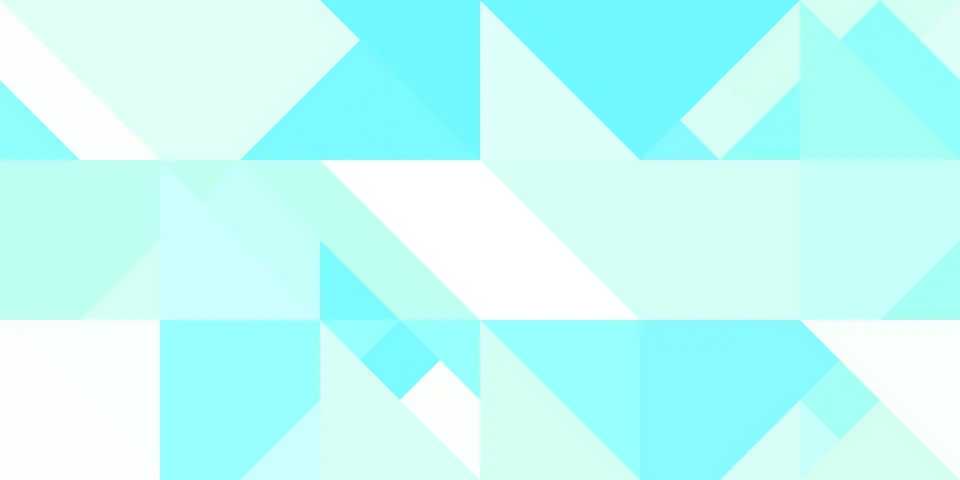Geometric background pattern. Light blue luminouse green. Seamless different  Stock Illustration