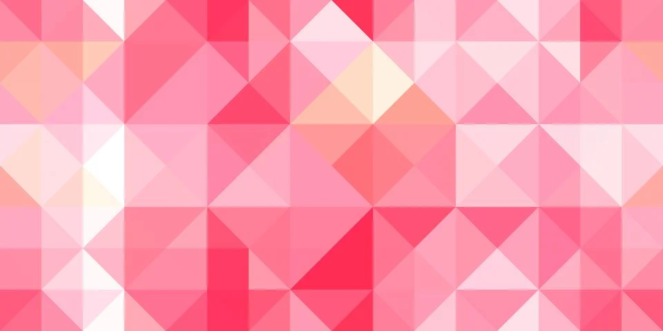Geometric background pattern. Rose pink yellow. Seamless rambling regular fig Illustrazione stock