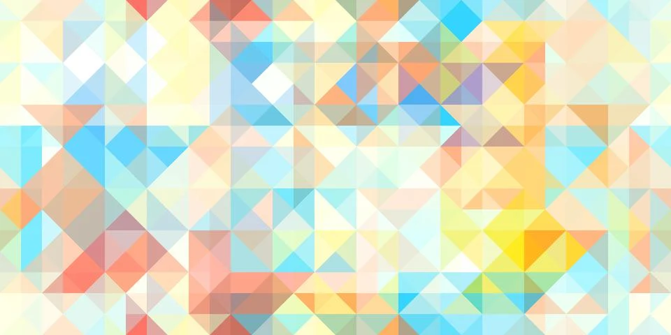 Geometric background pattern. Summer happy brown sky blue yellow. Seamless di Illustrazione stock