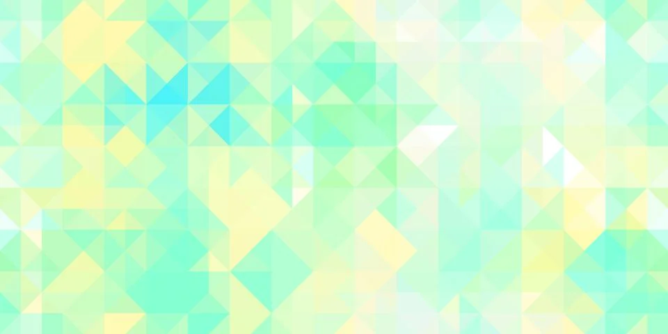 Geometric background pattern. Summer salad yellow green blue. Seamless chaoti Illustrazione stock