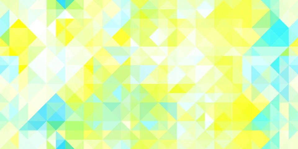 Geometric background pattern. Summer yellow sky blue. Seamless chaotic random Stockillustratie