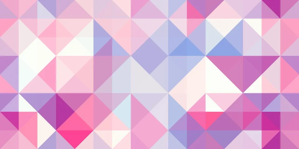 Geometric background pattern. Violet pink white. Seamless chaotic usual forms Illustrazione stock