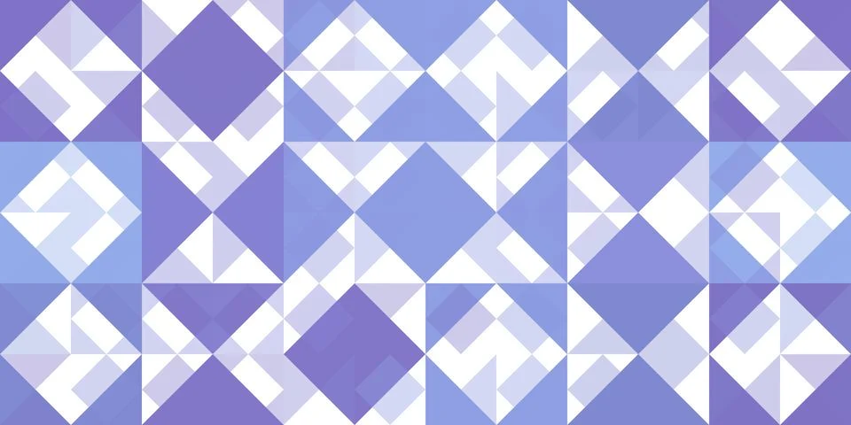 Geometric background pattern. Violet white. Seamless different flat even colo Stock Illustration