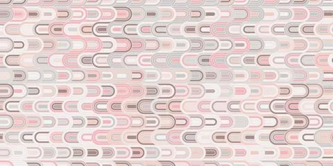 Geometric background pink with circle overlapping Stock Illustration