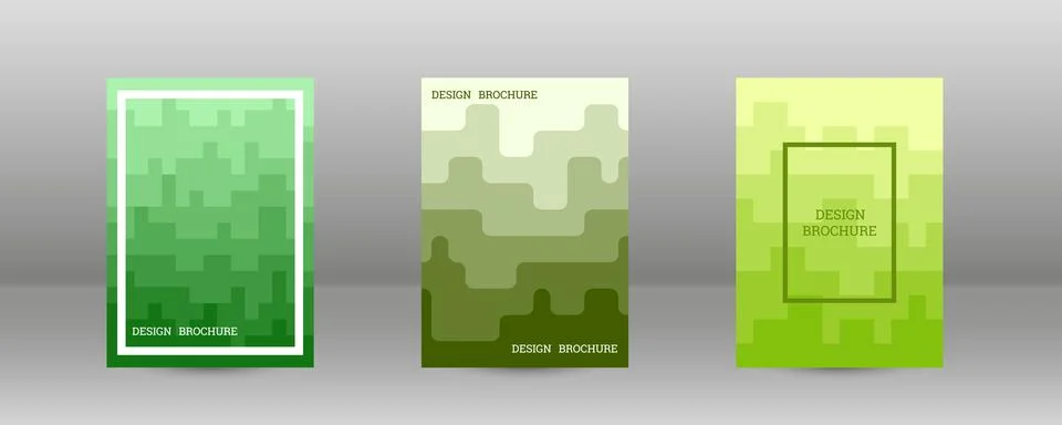 Geometric background with rectangles. Smooth color change, gradient. Set of.. Stock Illustration