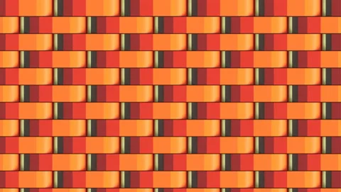Geometric background of rectangles with trendy pattern. 3d render loop animation Stock Footage 150034164