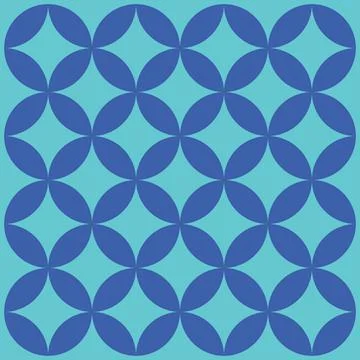 Geometric background with a regular repeating quarter circle pattern Stock Illustration