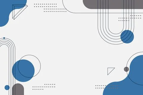 Geometric background in retro style design Stock Illustration