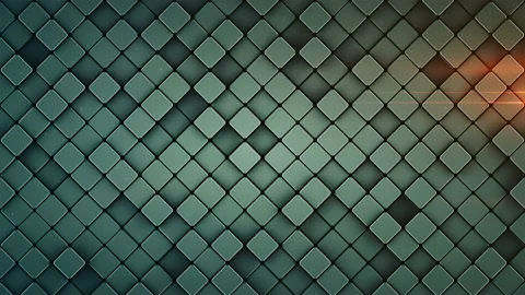 Geometric background with rhombus 3D render seamless loop animation Stock Footage 159387916