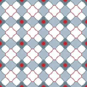 Geometric background in scandinavian style. Stock Illustration