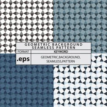 GEOMETRIC BACKGROUND SEAMLESS PATTERN Stock Illustration