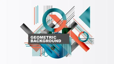 Geometric background showcasing sharp lines, contrasting colors, and 스톡 일러스트