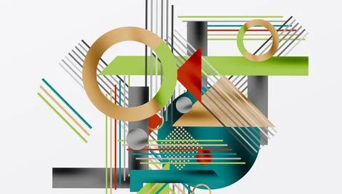 Geometric background showcasing sharp lines, contrasting colors, and 스톡 일러스트