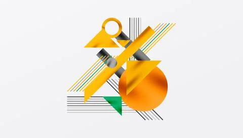 Geometric background showcasing sharp lines, contrasting colors, and Illustrazione stock
