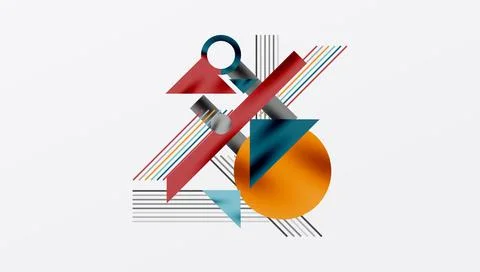 Geometric background showcasing sharp lines, contrasting colors, and Illustrazione stock