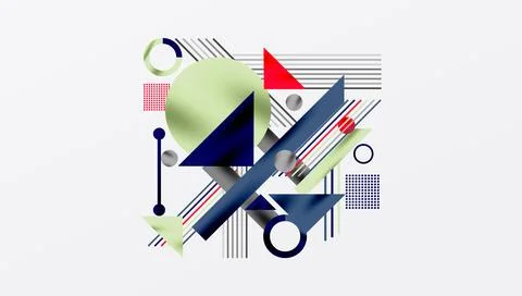 Geometric background showcasing sharp lines, contrasting colors, and イラスト素材