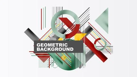 Geometric background showcasing sharp lines, contrasting colors, and Illustrazione stock
