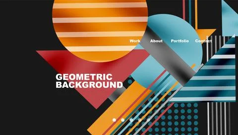 Geometric background showcasing sharp lines, contrasting colors, and 스톡 일러스트