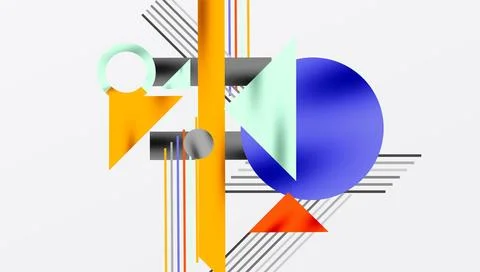 Geometric background showcasing sharp lines, contrasting colors, and 스톡 일러스트