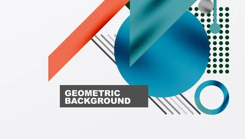 Geometric background showcasing sharp lines, contrasting colors, and Stock Illustration