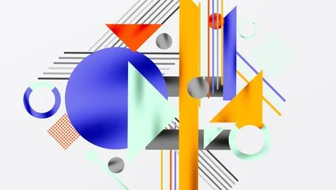 Geometric background showcasing sharp lines, contrasting colors, and 스톡 일러스트
