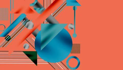 Geometric background showcasing sharp lines, contrasting colors, and 스톡 일러스트